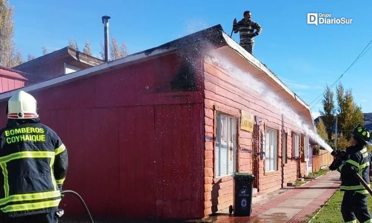 Incendio de tipo eléctrico afectó a vivienda en Río Ibáñez