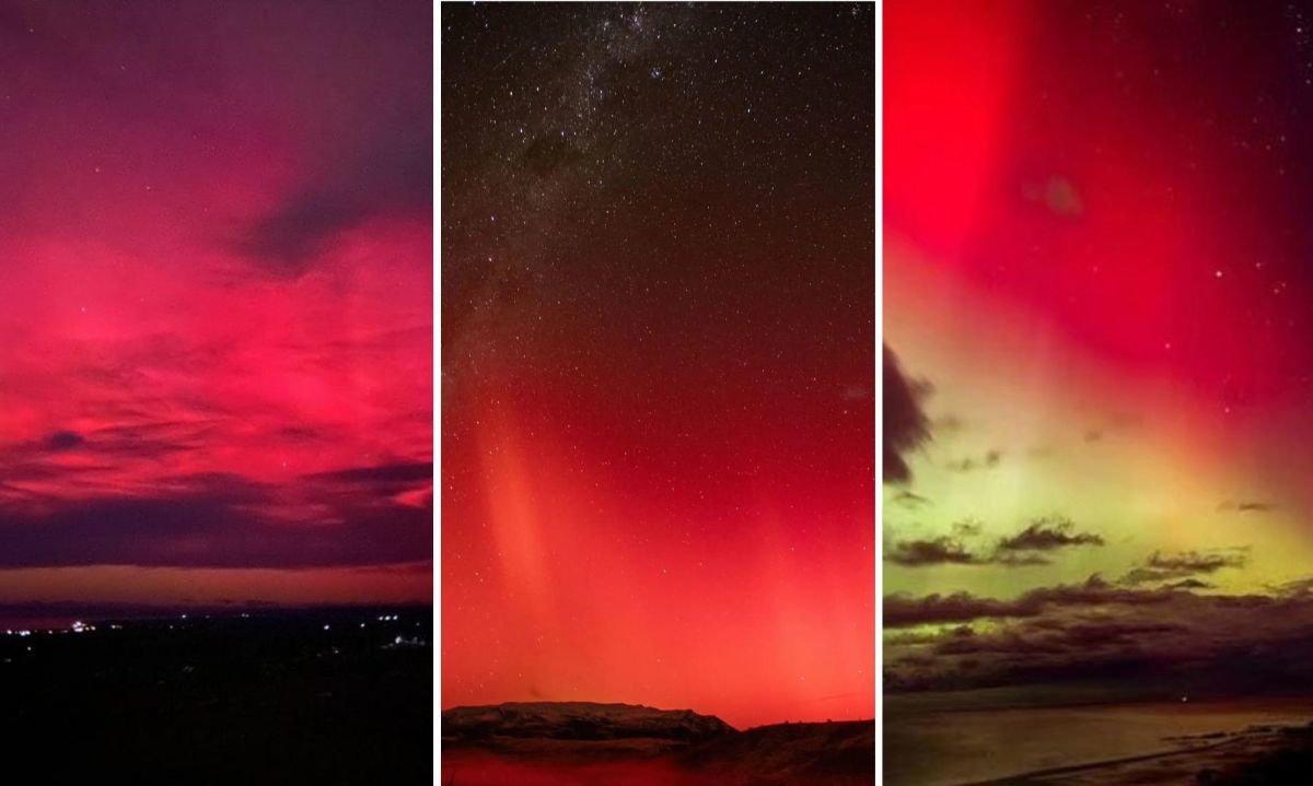 Auroras australes: las mejores fotografías del fenómeno solar en Aysén