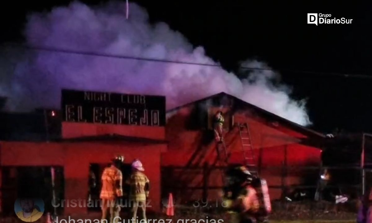 Impacto por incendio en local comercial de Puerto Aysén