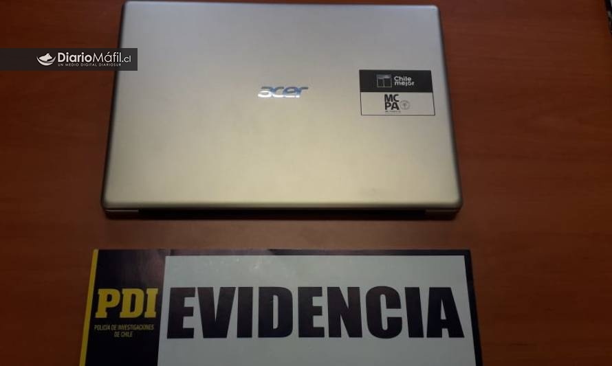 En Máfil fue recuperado uno de los computadores robados a Junaeb en Valdivia 