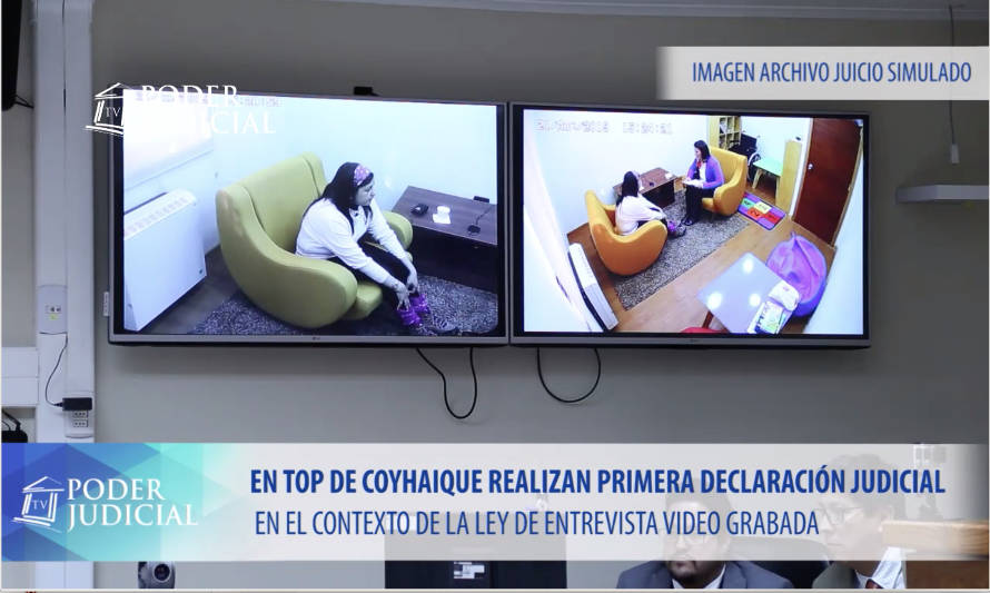 Coyhaique tuvo primera audiencia con video entrevista para proteger a menores 