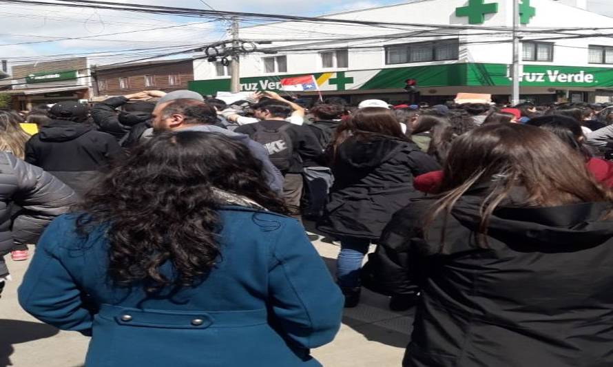 Por cuarto día consecutivo se producen manifestaciones en Coyhaique y otras comunas de la región