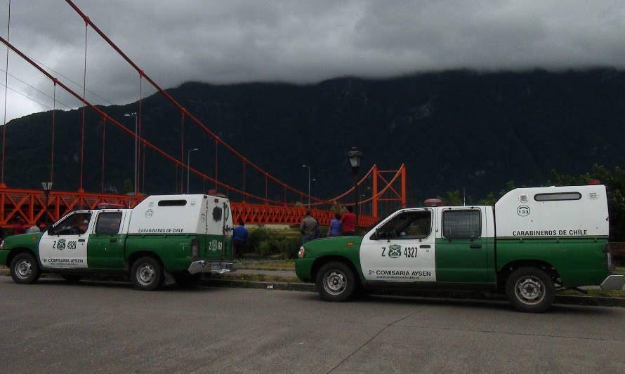 Carabineros detuvo a taxista por lesiones graves en atropello en Puerto Aysén