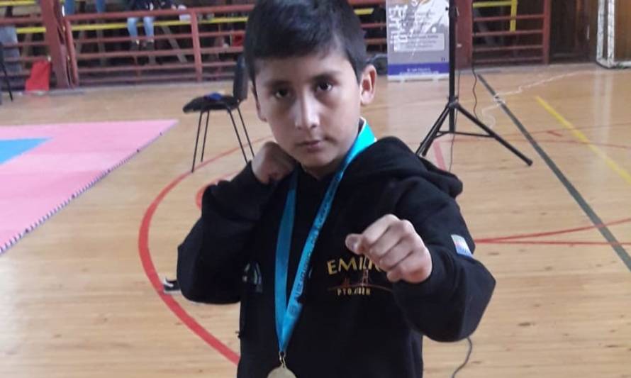 Destacan exitoso año 2019 de joven karateka Emilio Vera