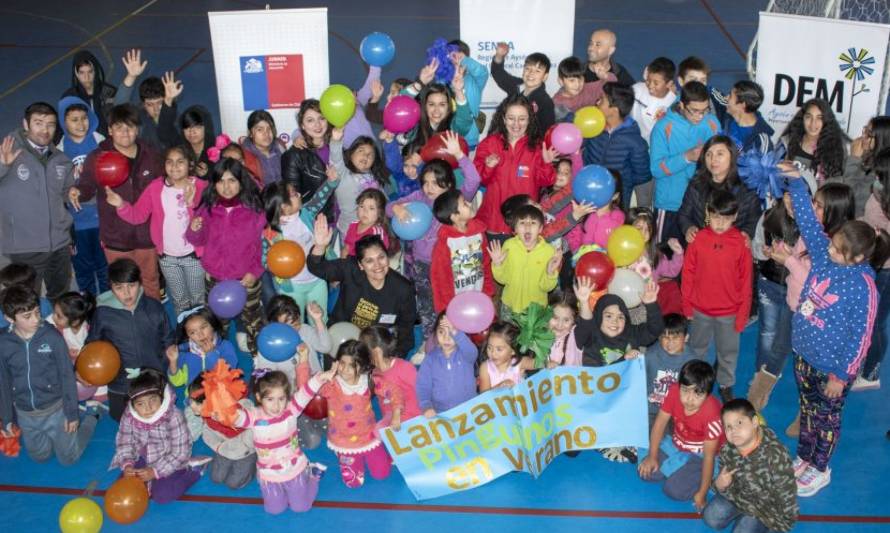 DEM Aysén da inicio a Escuela “Pingüinitos en Verano” con actividades para niños