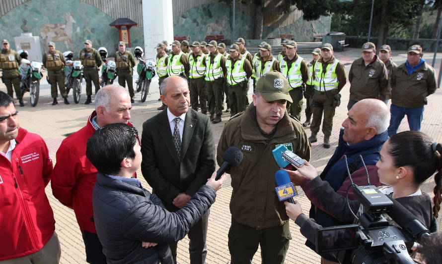 Carabineros junto autoridades lanzó Plan Verano Seguro 2020