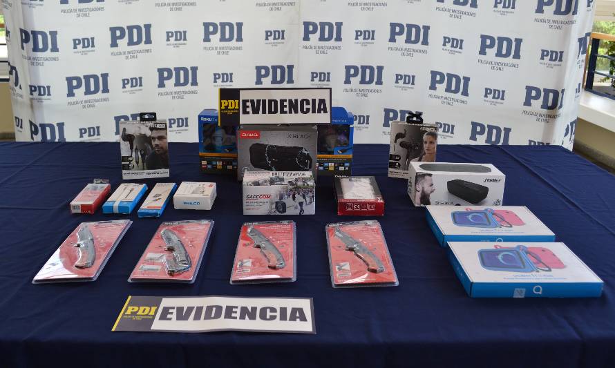 PDI detuvo a imputado por el delito de receptación de productos sustraídos de Homecenter Sodimac