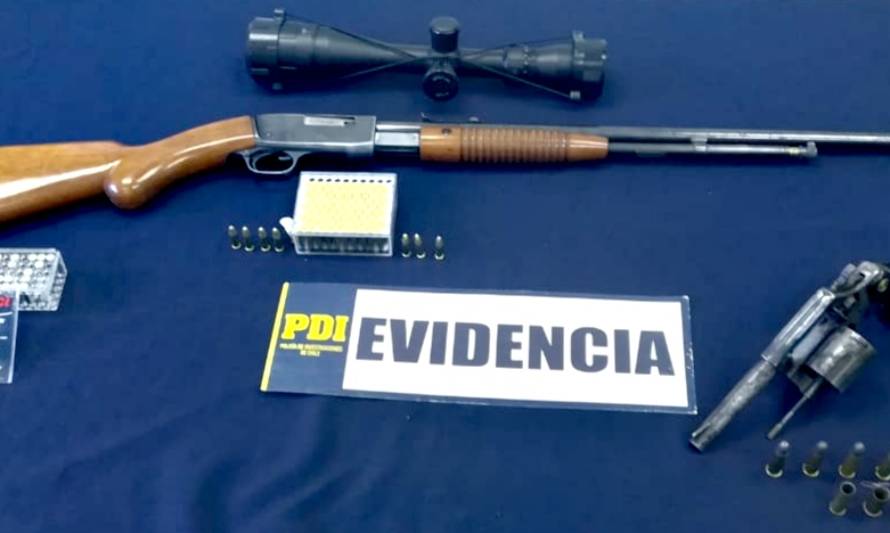 PDI detiene a sujetos por robo de animales y tenencia ilegal de armas de fuego 