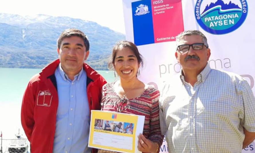 Fosis entregó apoyo a emprendedores de Lago O’Higgins por primera vez en 15 años