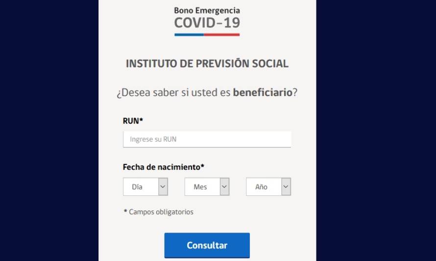 Bono Covid-19: Revisa si eres beneficiario