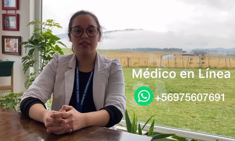 Comenzó a atender el "Médico en Línea" en Coyhaique