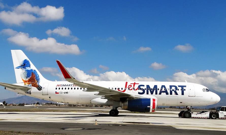 JetSMART anuncia reinicio de vuelos entre Santiago y Balmaceda