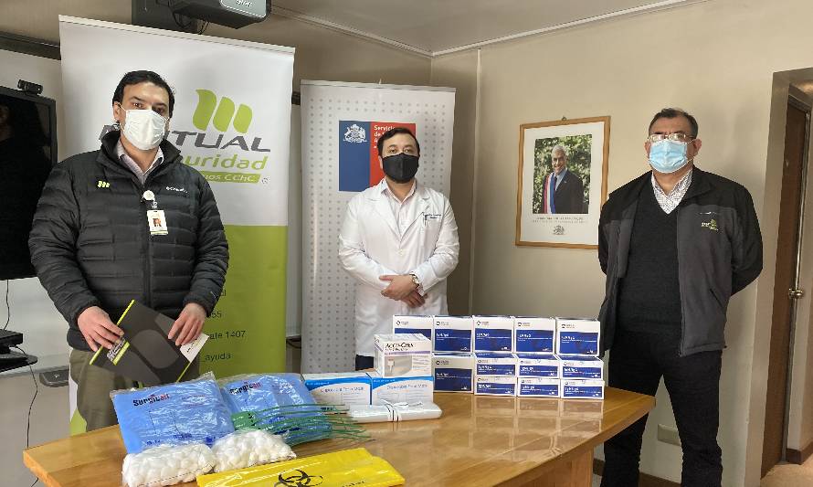 Mutual de Seguridad donó Kits Serológicos para COVID-19 al Servicio de Salud Aysén