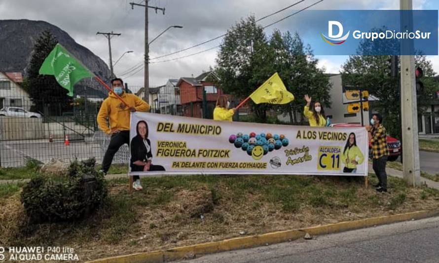 Municipales en Coyhaique: Evópoli saca a sus funcionarios públicos a hacer campaña