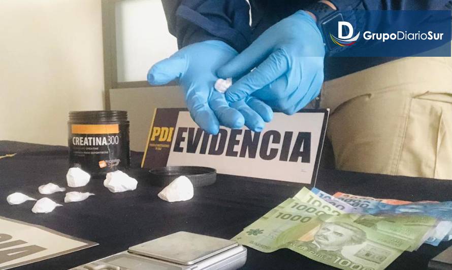 En sector alto de Coyhaique PDI y Fiscalía desbaratan microtráfico de cocaína
