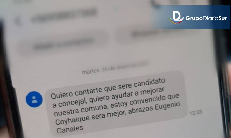 Eugenio Canales interpuso denuncia ante eventual usurpación de identidad a través de SMS