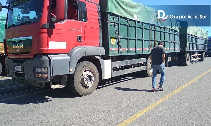 MOP detecta sobrepeso en camiones que transitan por la ruta 7 norte