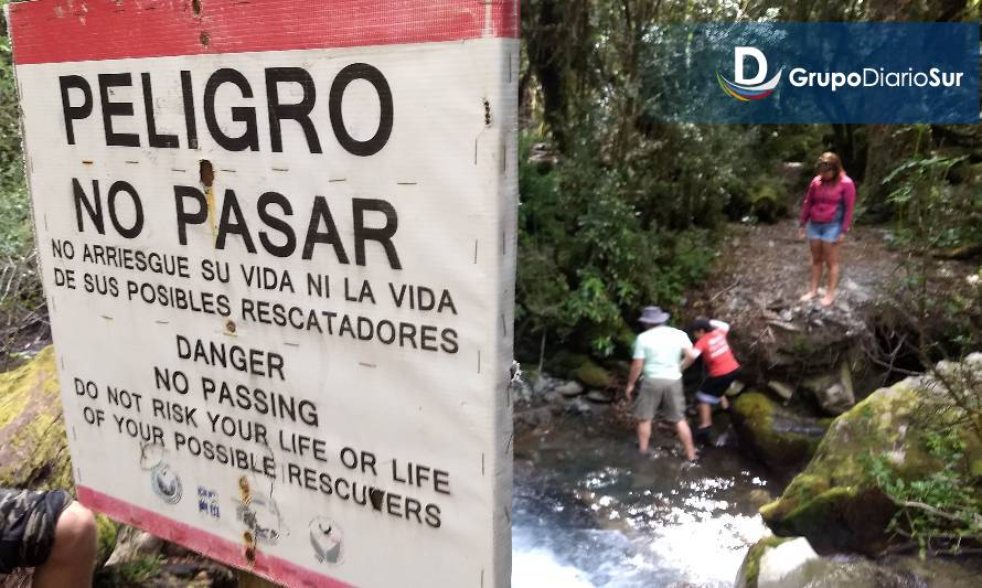 CONAF pide respetar cierre de sendero en P.N. Queulat