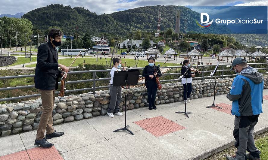 Orquesta Escolar Comunal de Aysén desarrolla innovación curricular para dar a conocer sus resultados 