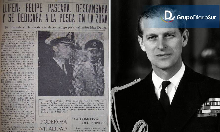 El día que el príncipe Felipe de Inglaterra descansó en Futrono