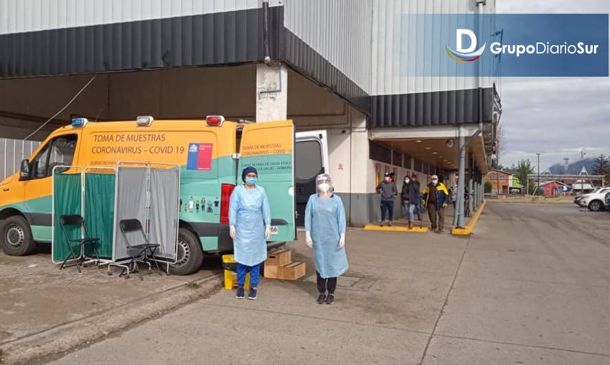 PCR móvil realiza testeo este martes en Puerto Aysén