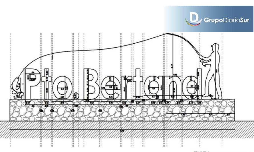 Diseñarán letras volumétricas para Puerto Bertrand