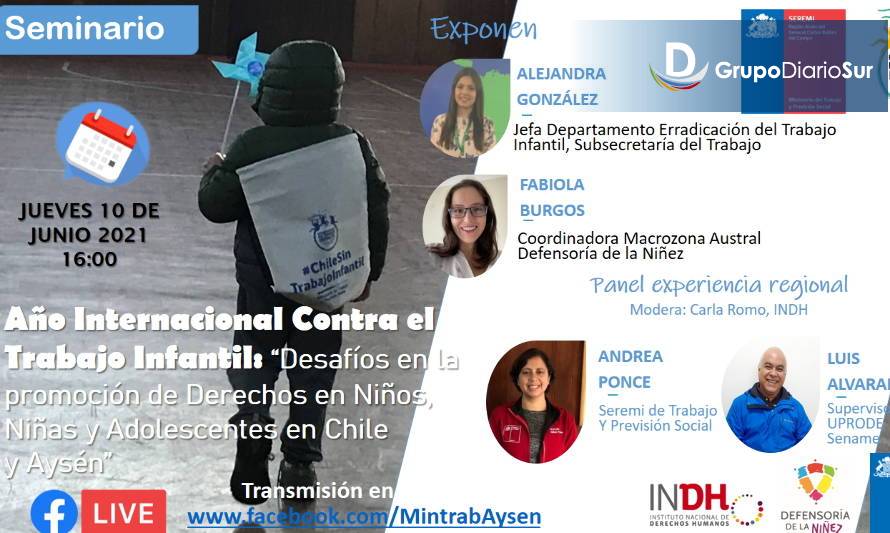 Invitan a seminario sobre los desafíos del Trabajo Infantil en Chile 
