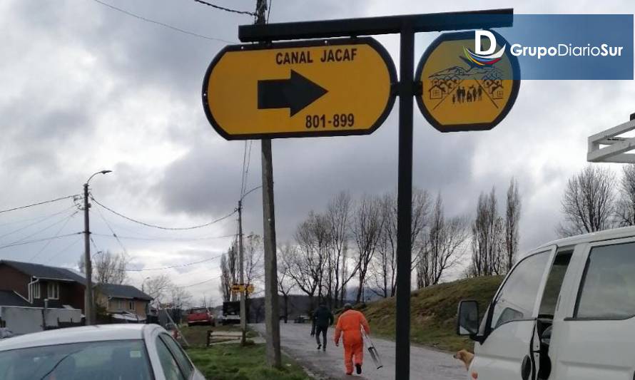 Informan cambios de sentido de tránsito en 9 sectores de Coyhaique