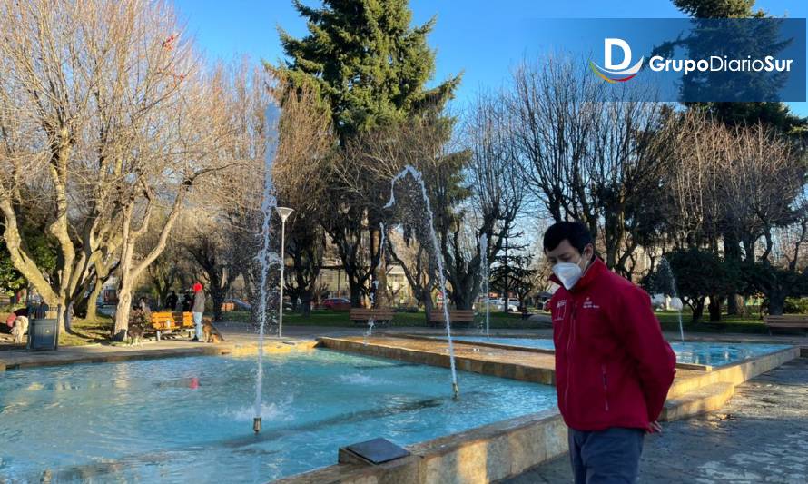 En marcha blanca está la pileta de la Plaza de Coyhaique