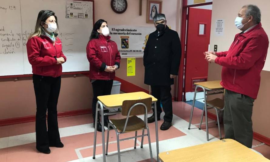 Colegios de Aysén podrán funcionar con clases presenciales en cuarentena tras actualización del Paso a Paso