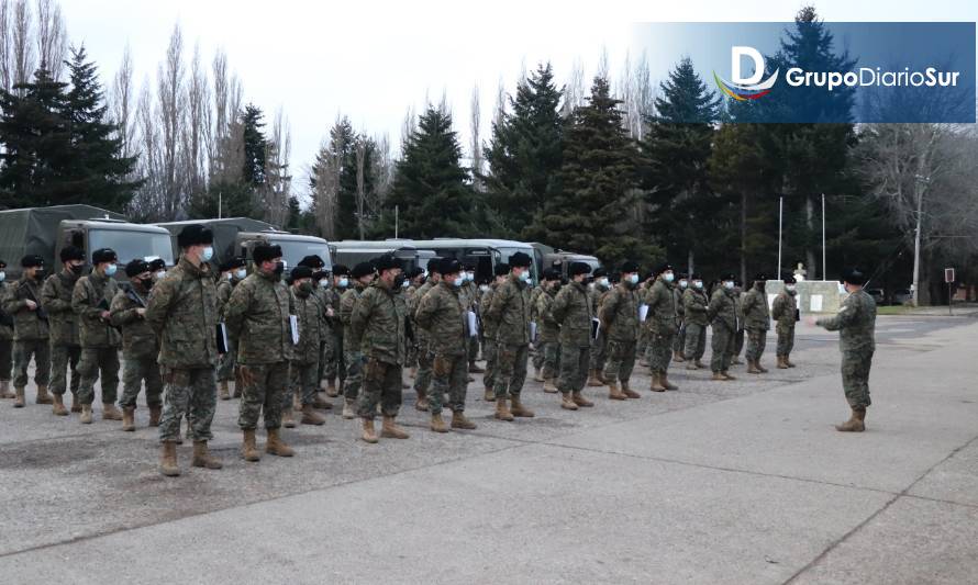 Ejército se despliega a los locales de votación en Aysén