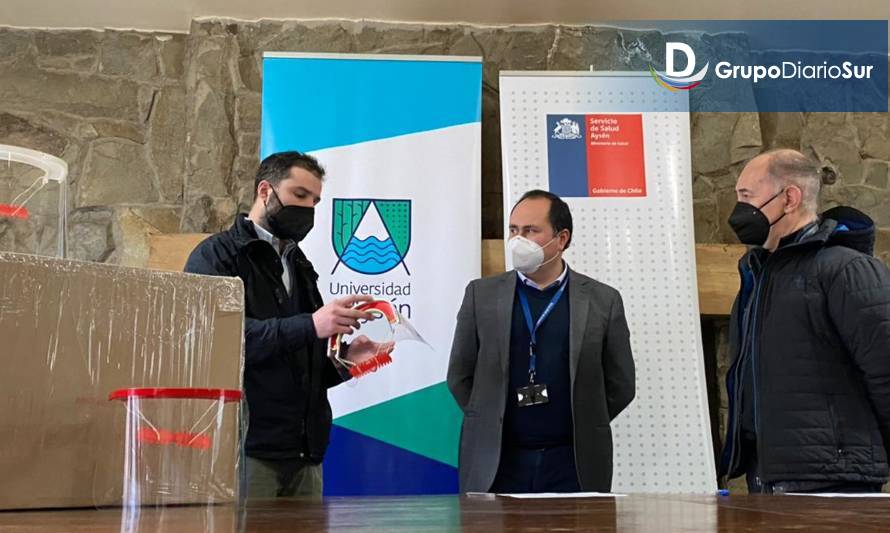 Universidad de Aysén donó 1.500 escudos faciales a la Red Asistencial