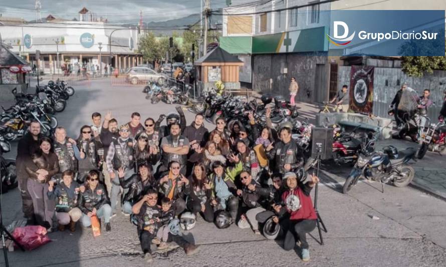 Motoqueros invitan a celebrar el Día del Niño y de la Niña en Coyhaique