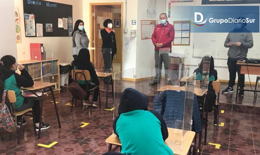 Listas las obras de prevención de Covid-19 en el Liceo Bicentenario Rural Cerro Castillo