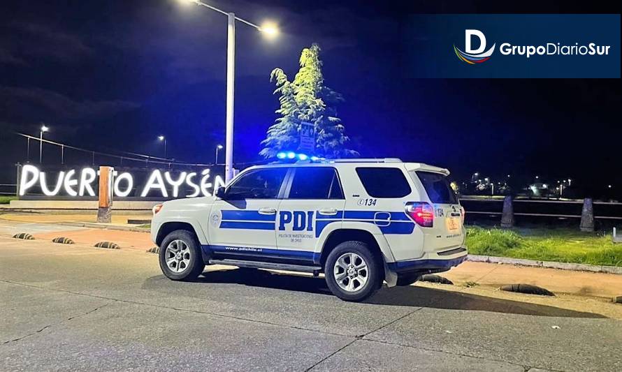 PDI detuvo a sujeto por amenazar a su pareja en Puerto Aysén