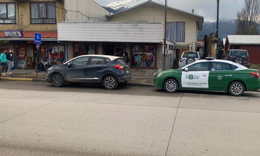 Carabineros detuvo a sujeto que intentó robar y agredió a locataria en Puerto Aysén