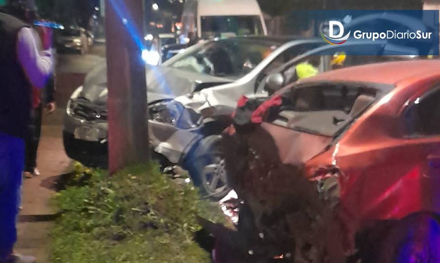 Dos lesionados en accidente de tránsito