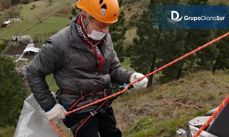 Proyecto Rapel Verde hizo conciencia del cuidado ecológico en Mirador Río Simpson