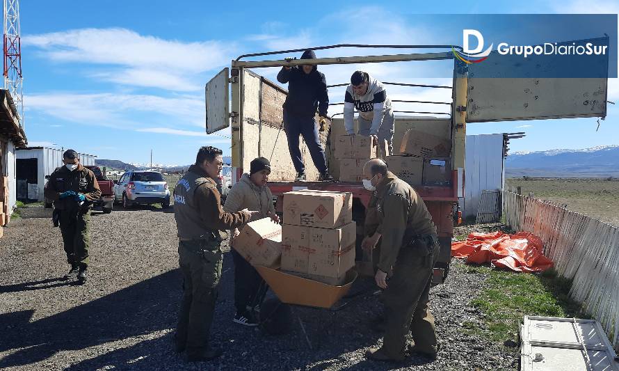 Carabineros decomisó millonario cargamento de fuegos artificiales