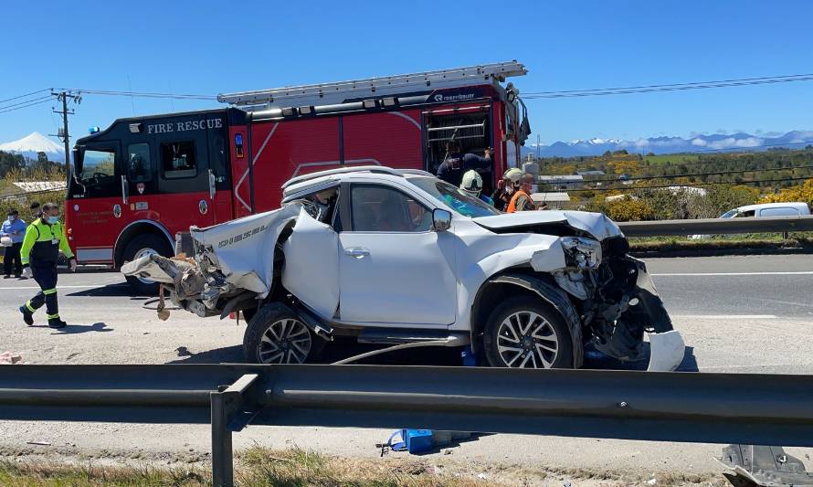 Colisión múltiple en acceso a Puerto Montt involucró a 27 personas