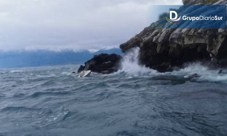 Embarcación de turismo naufragó en el lago General Carrera