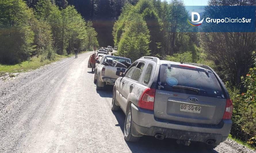 Largas filas de autos esperaron rehabilitación de la Ruta 7 Sur