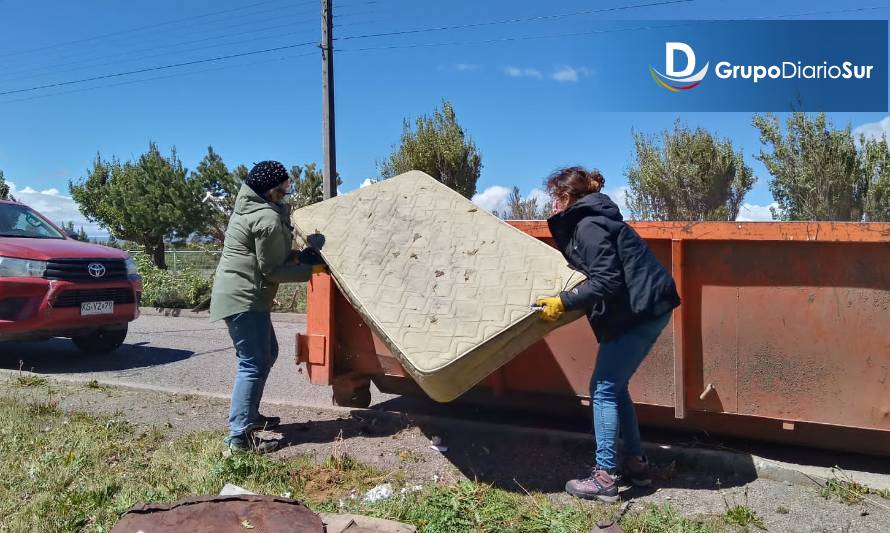 Realizaron limpieza comunitaria en Balmaceda