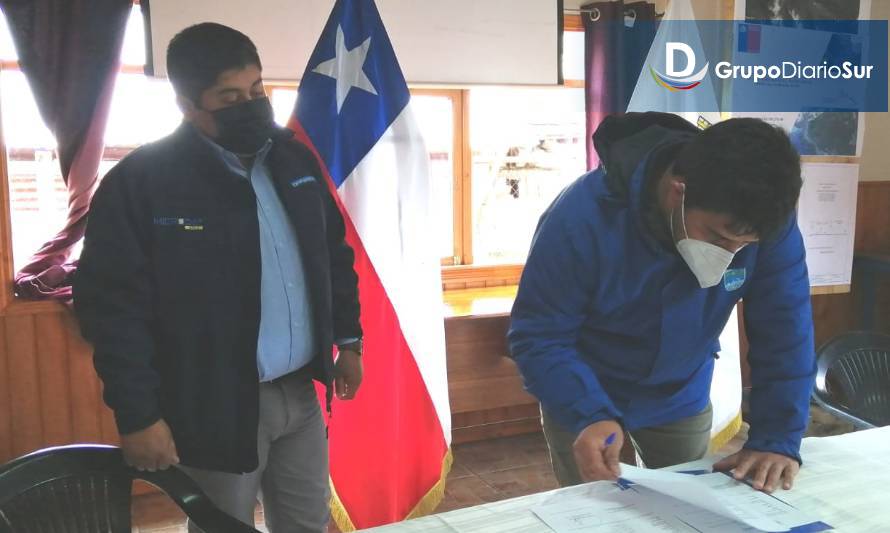 Entregaron terreno para renovar luminarias en Puyuhuapi
