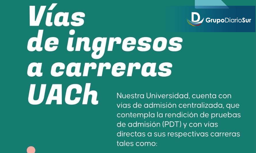 UACh Campus Patagonia cierra su proceso de Ingresos Especiales este domingo