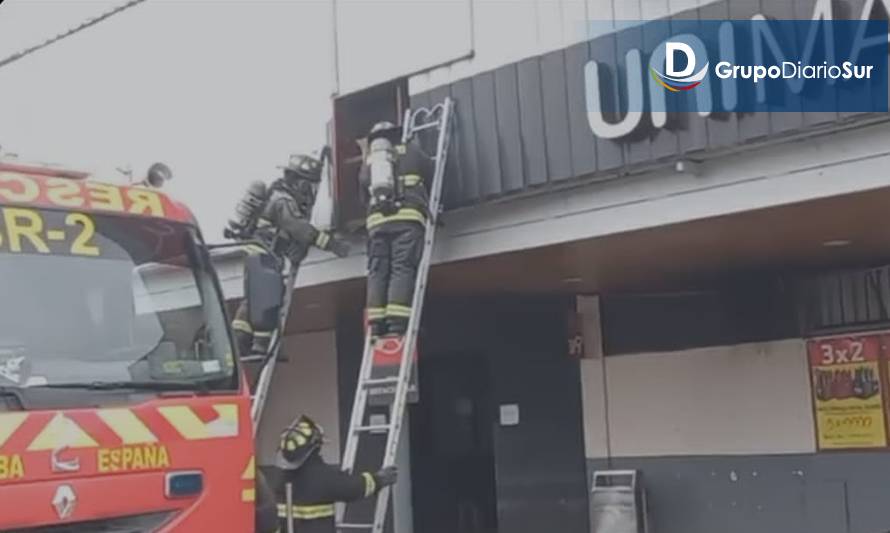 Inquietud por incendio en cocina de supermercado en Puerto Aysén