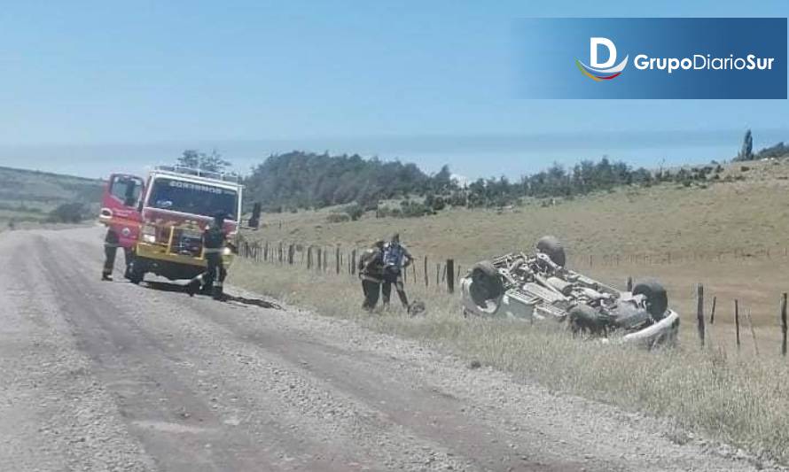 Un lesionado en volcamiento camino a Balmaceda