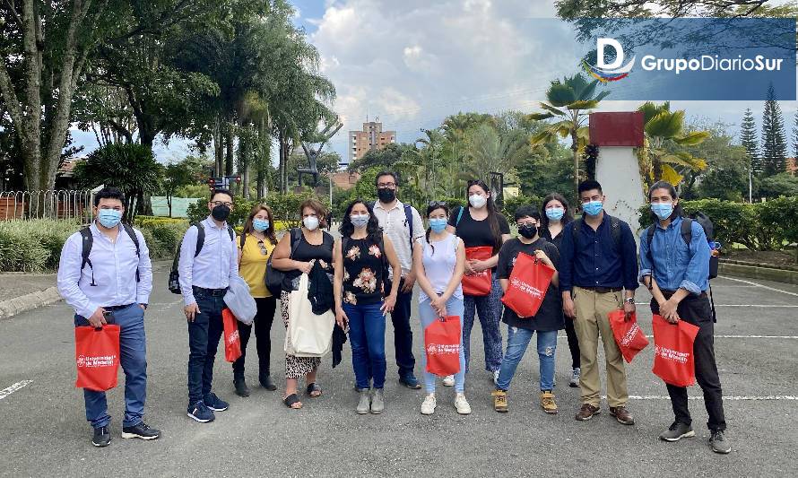 Equipo de la UAysén realizó pasantía en la Universidad de Medellín