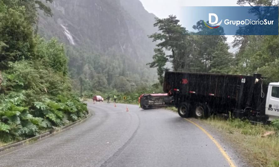 Accidente dejó tres lesionados en Puerto Cisnes 