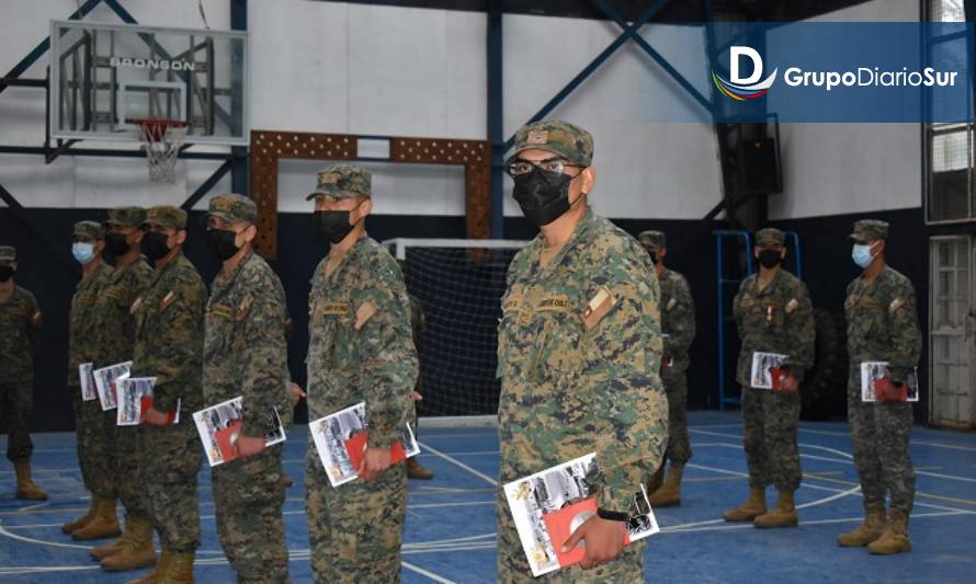 Regimiento “Chiloé” hizo ceremonia de licenciamiento de su contingente